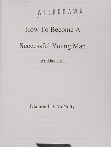 How to Become a Successful Young Man Workbook