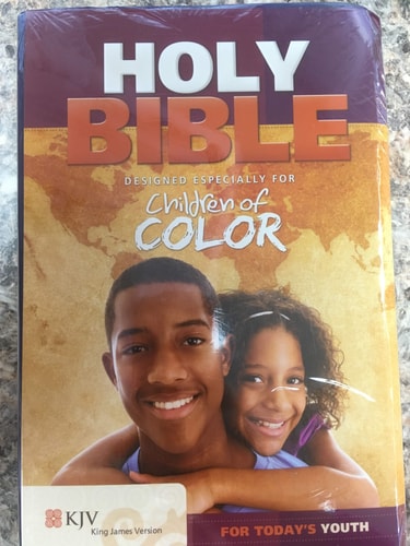 KJV Children Of Color Bible-purple