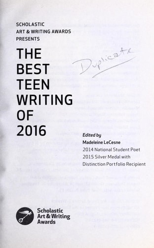 The Best Teen Writing of 2016