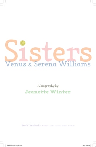 Sisters: Venus & Serena Williams