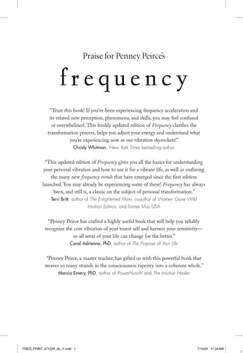 Frequency: The Power of Personal Vibration (paperback)