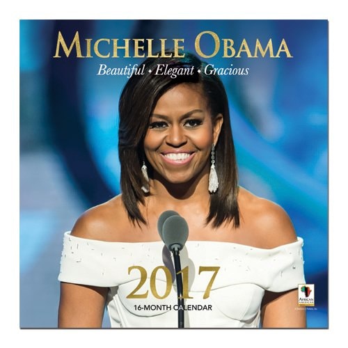 Michelle Obama 2017 Wall Calendar (paperback)
