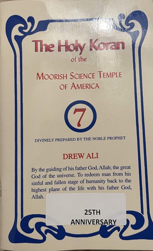 The Holy Koran Of The Moorish Science Temple Of America