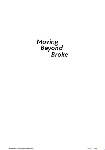 Moving Beyond Broke