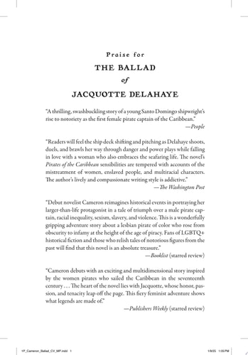 The Ballad of Jacquotte Delahaye A Novel