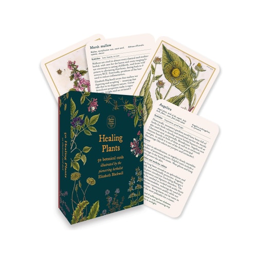 HEALING PLANTS 50 Botanical Cards (paperback)