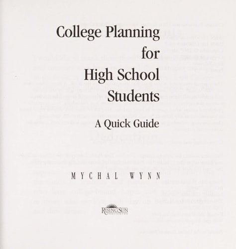 College Planning for High School Students