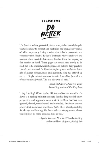 Do Better: Spiritual Activism
