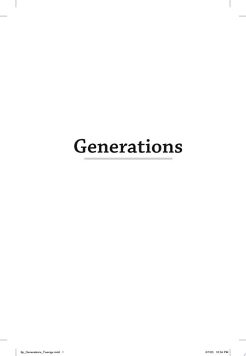 Generations - by Jean M Twenge (Hardcover)