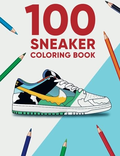 100 Sneaker Coloring Book