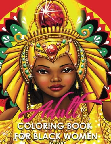 Adult Coloring Book for Black Women