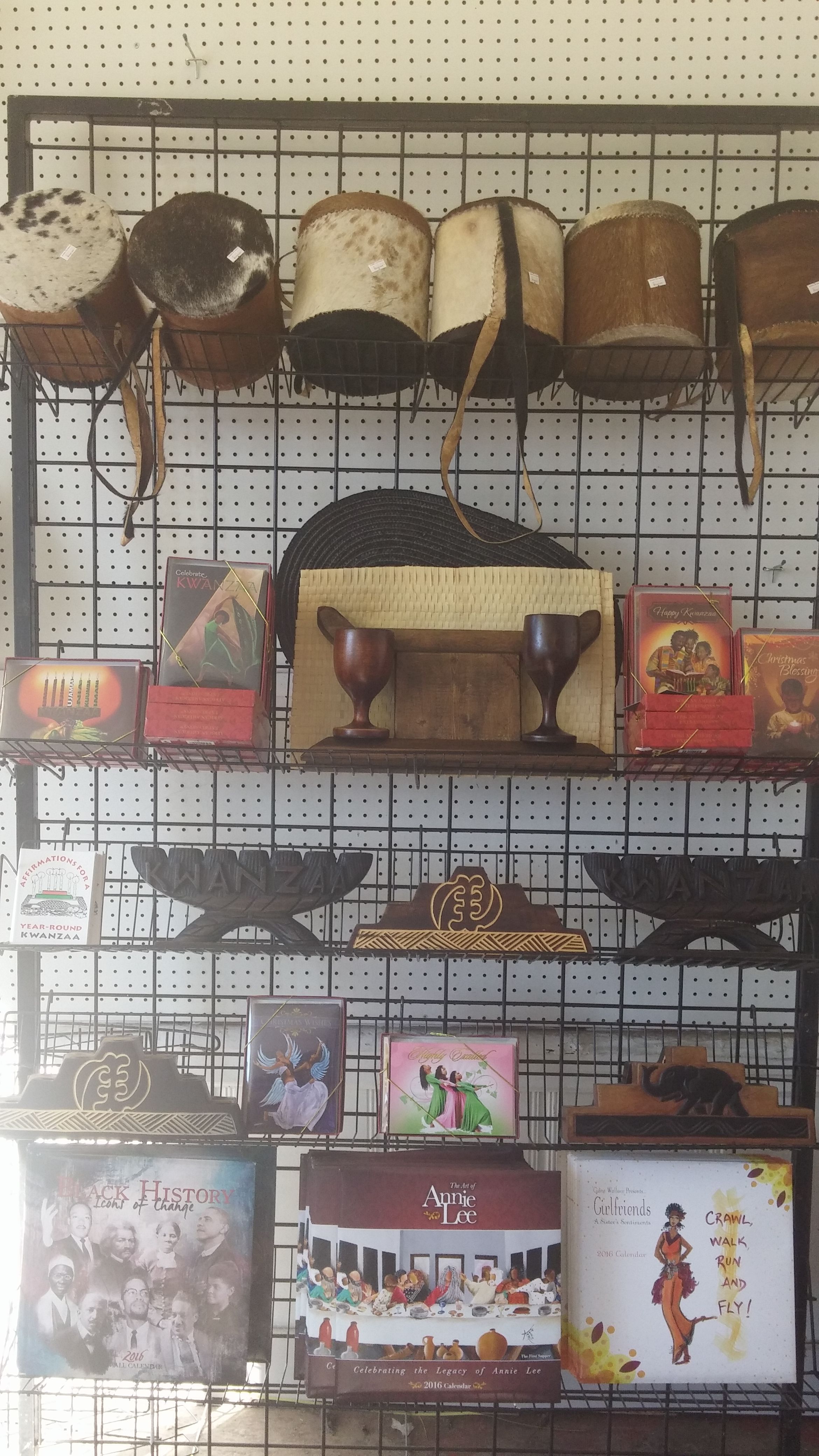 African drums and kinaras